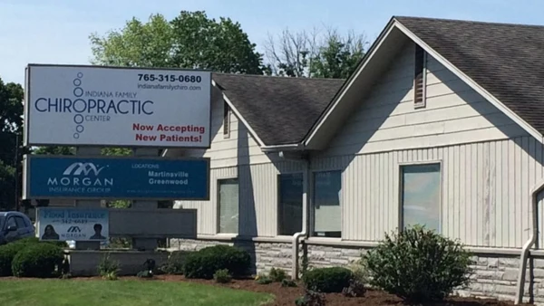 Indiana Family Chiropractic Center outside building.